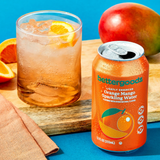 bettergoods Orange Mango Flavored Sparkling Water, 12 fl oz, 8 Cans