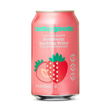 bettergoods Strawberry Flavored Sparkling Water, 12 fl oz, 8 Cans