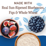 Nature's Bakery Blueberry Fig Bars 10 Twin Packs 2 oz Each Non-GMO Vegan Kosher Whole Grains Real Fruit Soft Baked Snack