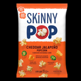 Skinnypop Gluten Free Cheddar Jalapeno, 4.4 oz Sharing Size Bag, Skinny Pop, Healthy Popcorn Snacks 2 bags