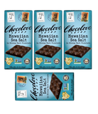 Chocolove Hawaiian Sea Salt In Strong Dark Chocolate Bar 3 Oz Pack Of 4