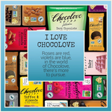 Chocolove Dark Chocolate Almonds And Sea Salt Bars 3.2 Oz (Pack 12)