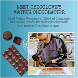 Chocolove Hawaiian Sea Salt In Strong Dark Chocolate Bar 3 Oz Pack Of 12