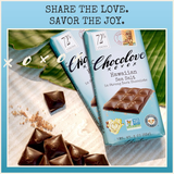 Chocolove Hawaiian Sea Salt In Strong Dark Chocolate Bar 3 Oz Pack Of 12