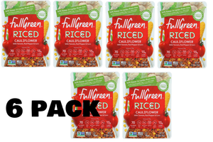 6 Pack Fullgreen - Rice Cauliflower Tomato, Red Pepper, and Corn (Pack of 6) 6.7 oz each