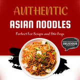 2 Packs each Variety Ka-Me Thai Ribbon, Hokkien, and Udon Stir Fry Noodles - 14.2 Oz (Variety Pack of 6)