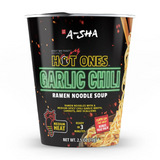 (2 pack) Hot Ones x A-Sha Garlic Chili Ramen Noodle Soup