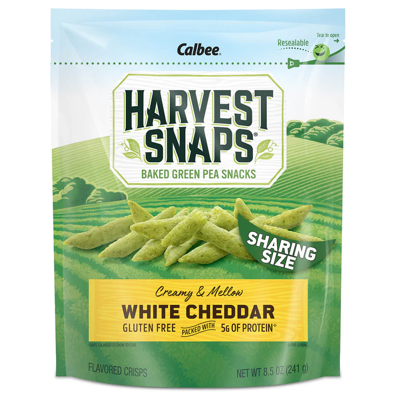 Harvest Snaps White Cheddar Baked Red Lentil Sharing Size 8.5oz- 8.5oz