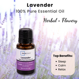 Mainstays Pure Essential Oil, Lavender, 15 ml, Therapeutic Grade, for Use with Oil Diffusers
