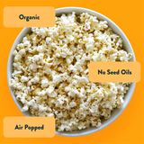 LesserEvil, Organic Popcorn, Non-GMO, Real Organic Cheddar - 4.6oz