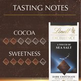 (12 Pack)Lindt Excellence 85% Cocoa Dark Chocolate Candy Bar, 3.5 oz.