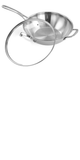 Martha Stewart Castelle 12-Inch Stainless Steel Essential All Purpose Pan w/Lid