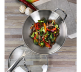 Martha Stewart Castelle 12-Inch Stainless Steel Essential All Purpose Pan w/Lid