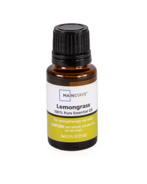 Mainstays Pure Essential Oil, Lemonggrass, 15 ml, Therapeutic Grade, for Use with Oil Diffusers