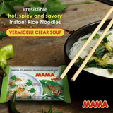 MAMA Oriental Style Instant Rice Noodles Vermicelli Clear Soup 9.7 oz 1.94 oz ea 5 Packs Thai Product Hearty Light Soup Delicate Rice Noodles Authentic Flavors