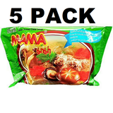 MAMA Ramen Style Instant Oriental Noodles | Bean Thread Clear Soup Flavor 5 Pack