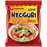 Nong Shim Ramen Noodles, Gourmet Instant Ramen, Premium Microwavable Noodle Soup, Neoguri Spicy Seafood, 4.2 Ounce (Pack of 4)