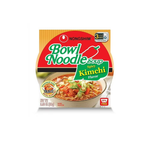 Nongshim Bowl Noodle Spicy Kimchi Ramyun Ramen Noodle Soup Bowl, 3.03oz 12 pack