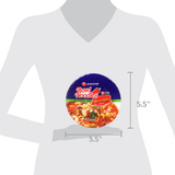 NongShim Bowl Noodle Soup Hot and Spicy 3.03 Ounce Pack of 12