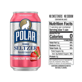 Polar Strawberry Watermelon Flavored Seltzer Water Cans - 12 fl oz - 8 pk case 2 Pack 16