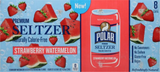 Polar Strawberry Watermelon Flavored Seltzer Water Cans - 12 fl oz - 8 pk case 2 Pack 16