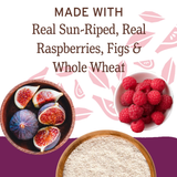 Nature's Bakery Raspberry Fig Bars 10 Twin Packs 2 oz Each Non-GMO Vegan Kosher Whole Grains Real Fruit Soft Baked Snack