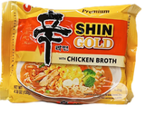 Nongshim Gold Ramen Noodles, Gourmet Chicken Instant Ramen,  Microwavable Noodle Soup, 4.58 Ounce (5 Pack)