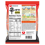 Nongshim Ramen Noodles, Gourmet Instant Ramen,  Microwavable Noodle Soup, Shin Black, 4.58 Ounce (5 Pack)