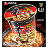 Nongshim Shin Ramyun Black Noodle Soup Pack Of 6 Savory Pork Bone Broth