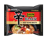 Nongshim Ramen Noodles, Gourmet Instant Ramen, Premium Microwavable Noodle Soup, Shin Black, 4.58 Ounce (5 Pack)