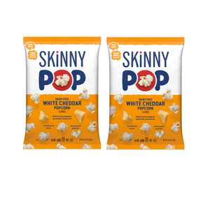 2 Bags Skinnypop Popcorn Skinny Pop - White Cheddar , 4.4 Oz (2 Pack)