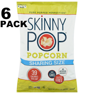 Skinny Pop Popcorn Original Sharing Size 6.7 oz (Pack Of 6)