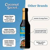 2 Pack Coconut Secret Coconut Aminos (4 Pack) - 8 fl oz (Pack of 2)