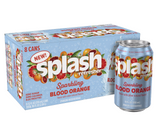 Splash Blood Orange Sparkling Water 12 fl oz 8-Pack Cans Zero Calorie Drink✅ ✅ ✅