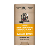 Dr. Squatch Summer Citrus Natural Deodorant Aluminum Free Deodorant for Men, 2.65 Oz