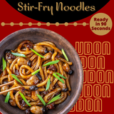 2 Packs each Variety Ka-Me Thai Ribbon, Hokkien, and Udon Stir Fry Noodles - 14.2 Oz (Variety Pack of 6)