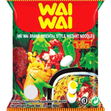 Wai Wai Brand Oriental Style Instant Noodles 2.1 oz 5 Pack - Quick & Easy Asian Cuisine Meal